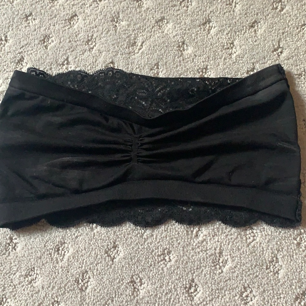 BP juniors black lace bandeau size S/M